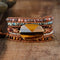 Pulsera Boho Vintage Ojo de Tigre