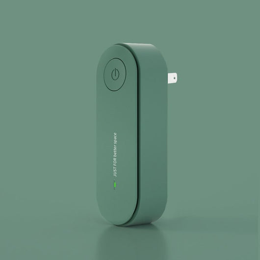 Red ultrasonic pest repellent with a power button, two-prong plug, and text "45 kHz" and "JUST FOR better space." - Image 3
