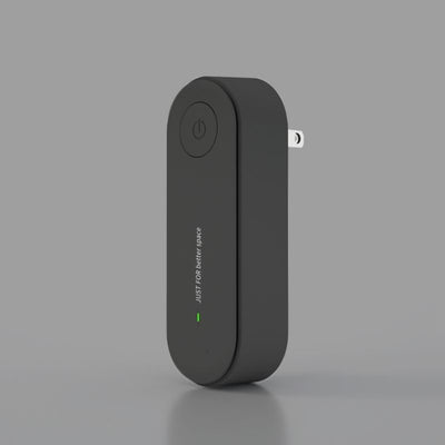 Red ultrasonic pest repellent with a power button, two-prong plug, and text "45 kHz" and "JUST FOR better space." - Image 4