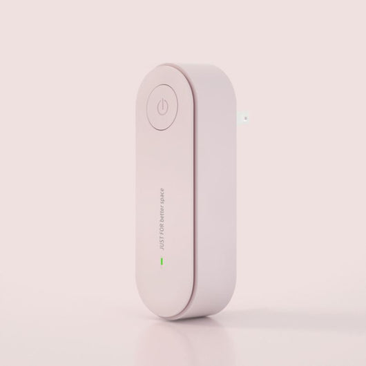 Red ultrasonic pest repellent with a power button, two-prong plug, and text "45 kHz" and "JUST FOR better space." - Image 5