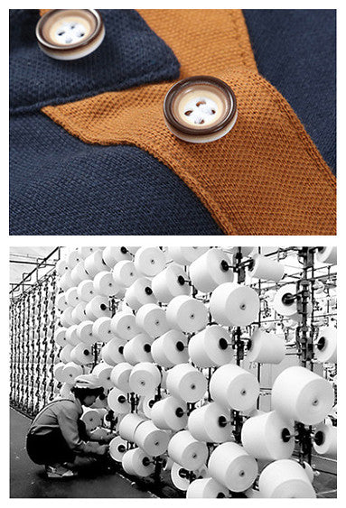 Polo Manga Larga de Algodón para Hombre - Diseño Clásico Solido - Image 12