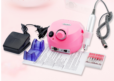 Pulidor de Uñas Eléctrico 25000 RPM con 12 Accesorios - Rosa - Image 5