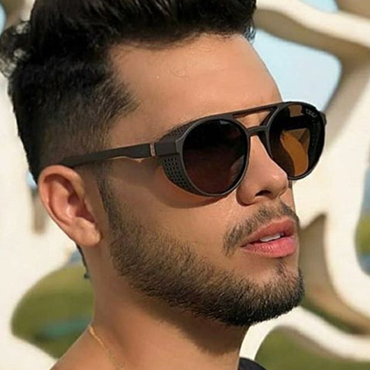 Gafas de Sol Punk Clásicas para Hombre - Diseño Vintage con Protección UV400 - Image 3