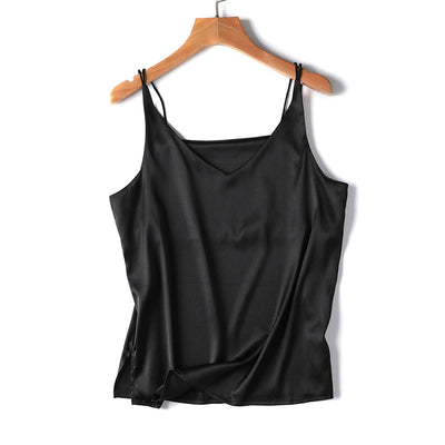 Blusa Ajustable de Seda Pura con Tirantes - Image 7