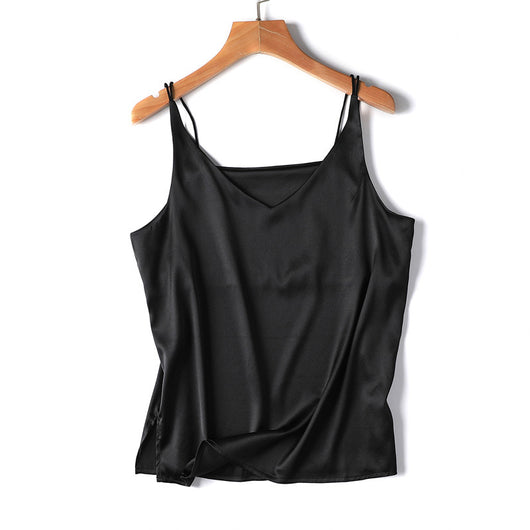 Blusa Ajustable de Seda Pura con Tirantes - Image 7