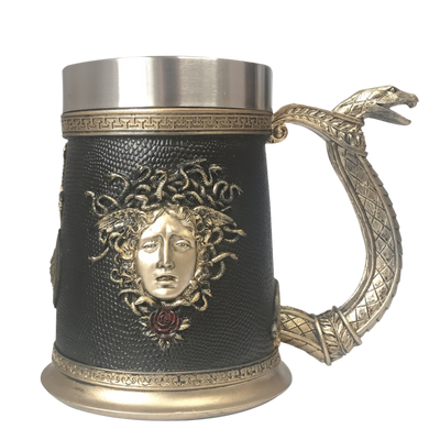 Jarra de Cerveza Medusa Acero Inoxidable - Diseño Mitología Griega - Image 2