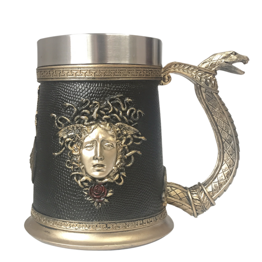 Jarra de Cerveza Medusa Acero Inoxidable - Diseño Mitología Griega - Image 2