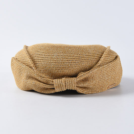 Boina de Paja Japonesa Elegante con Moño para Verano - Image 8