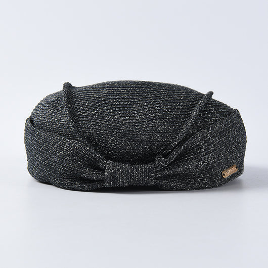 Boina de Paja Japonesa Elegante con Moño para Verano - Image 12