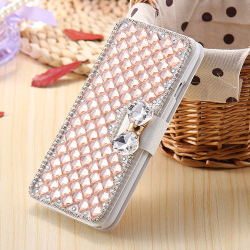 Funda Cartera Flip con Cristales Brillantes y Diamantes de Lujo - Image 2
