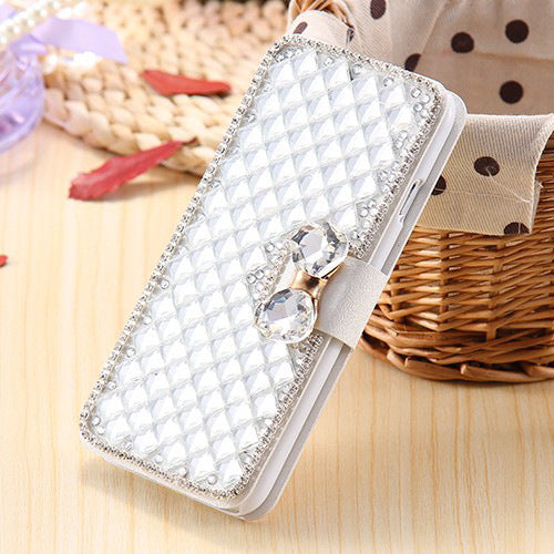 Funda Cartera Flip con Cristales Brillantes y Diamantes de Lujo
