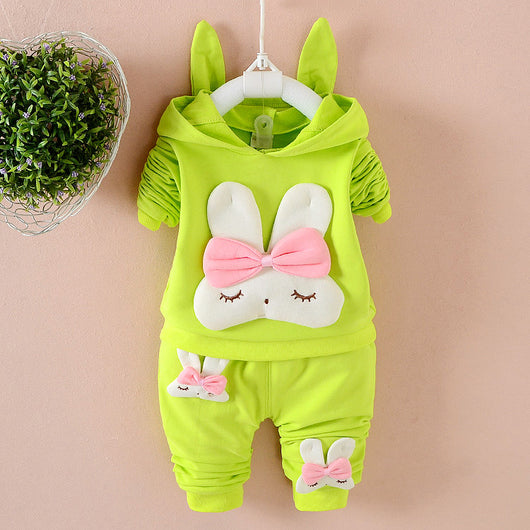 Conjunto de Sudadera y Pantalón para Niñas Pequeñas - 2 Piezas Manga Larga (9-24 Meses) - Image 9