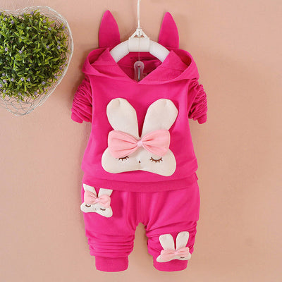Conjunto de Sudadera y Pantalón para Niñas Pequeñas - 2 Piezas Manga Larga (9-24 Meses) - Image 4