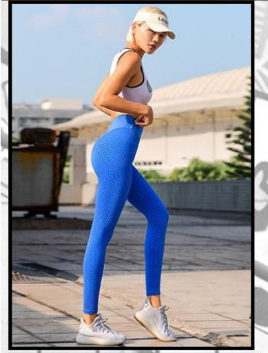 Pantalones de Yoga Jacquard con Efecto Bubble para Mujer - Image 2