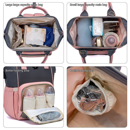Mochila Bolso Multiusos 3 en 1 para Mamá y Bebé - Image 9