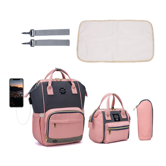 Mochila Bolso Multiusos 3 en 1 para Mamá y Bebé - Image 2