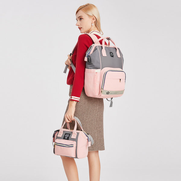Mochila Bolso Multiusos 3 en 1 para Mamá y Bebé