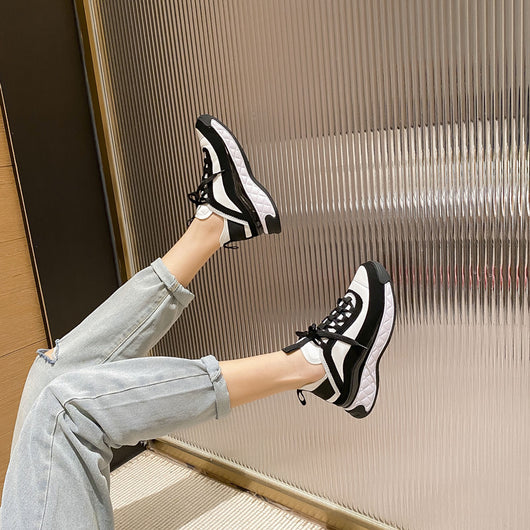Zapatillas Deportivas Casuales Daddy Shoes con Suela Gruesa para Mujer - Image 14