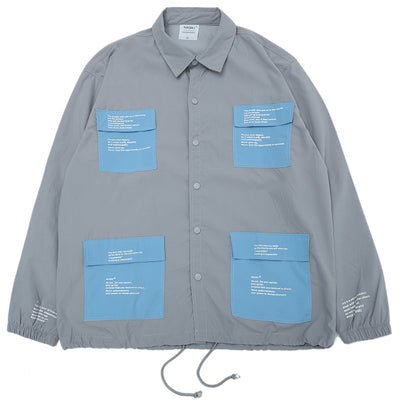 Camisa Impermeable y Cortavientos para Hombre - Diseño Urbano con Múltiples Bolsillos - Image 7