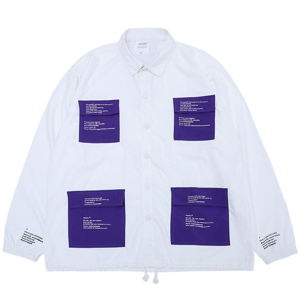 Camisa Impermeable y Cortavientos para Hombre - Diseño Urbano con Múltiples Bolsillos - Image 6