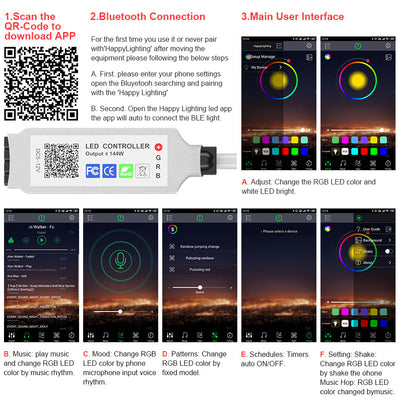 Controlador RGB Bluetooth Mini de 24 Teclas - Image 4