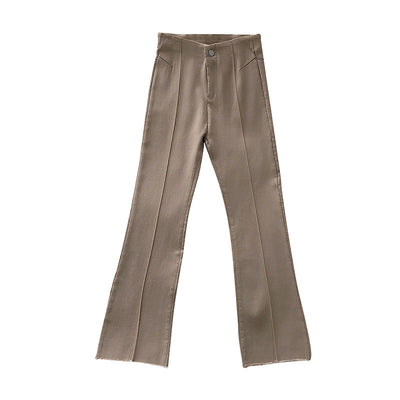 Pantalones Negros Cintura Alta Mujer - Diseño Coreano Slim Fit Casual - Image 5