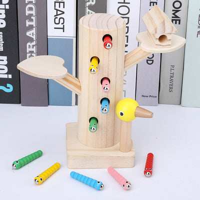 Juego Educativo Pájaro Carpintero Cazador de Insectos