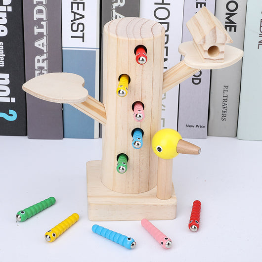 Juego Educativo Pájaro Carpintero Cazador de Insectos