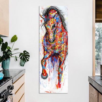 Cuadro Decorativo Caballo Acuarela para Sala y Pasillo - Pintura sin Marco - Image 13