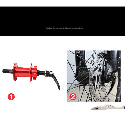 Eje de Cubo de Conversión para Bicicleta 12/15 a 9mm Aleación de Aluminio con Liberación Rápida - Image 12