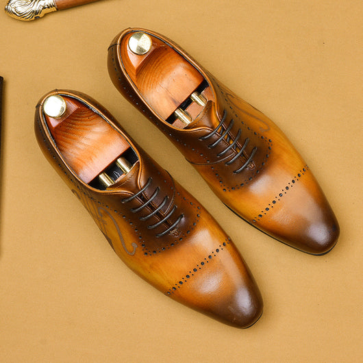 Zapatos Oxford de Cuero British Brock - Elegancia Casual para Profesionales - Image 8