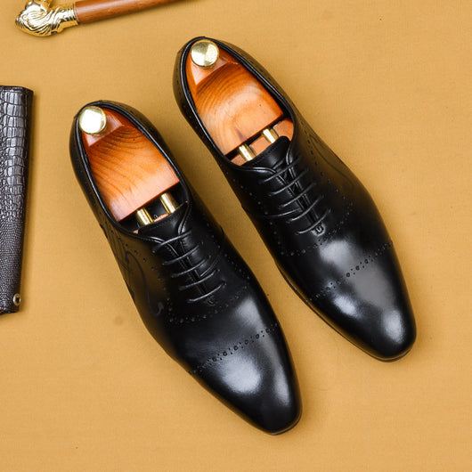 Zapatos Oxford de Cuero British Brock - Elegancia Casual para Profesionales - Image 11