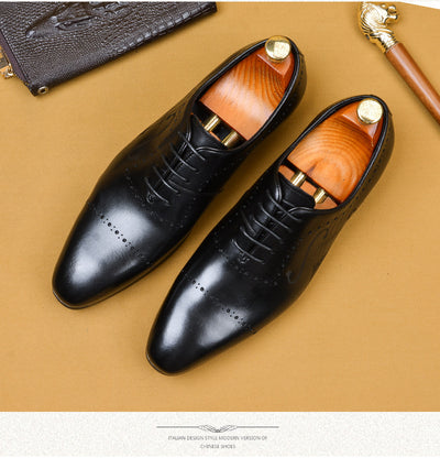 Zapatos Oxford de Cuero British Brock - Elegancia Casual para Profesionales - Image 6
