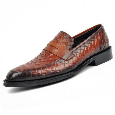 Zapatos de Cuero Retro Artesanales para Hombre - Talla Grande 48 Estilo Europeo - Image 3