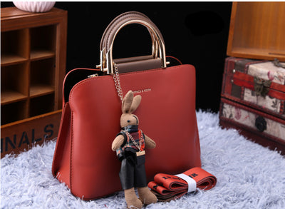 Bolsa de Cuero Auténtico para Mujer - Estilo Trendy Messenger Ejecutiva - Image 7