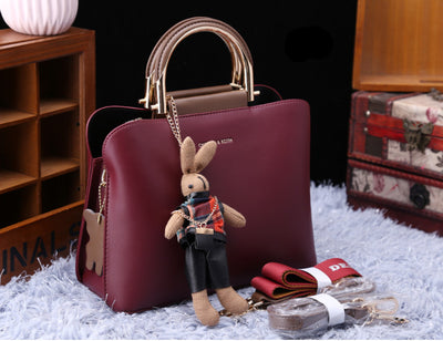 Bolsa de Cuero Auténtico para Mujer - Estilo Trendy Messenger Ejecutiva - Image 9