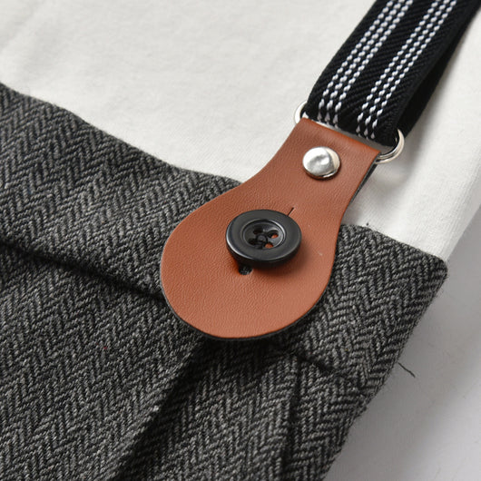 Traje Caballero Británico para Bebé - Conjunto Elegante con Chaleco y Gorro - Image 13