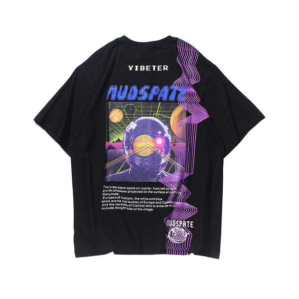 Playera Estampado Cielo Estrellado - Diseño Exploración Casual