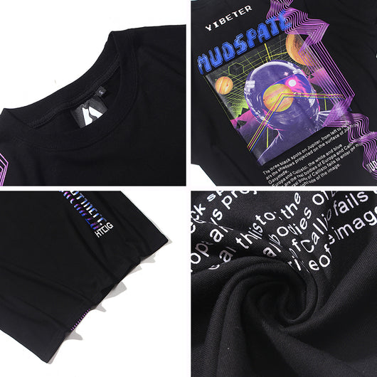 Playera Estampado Cielo Estrellado - Diseño Exploración Casual - Image 8