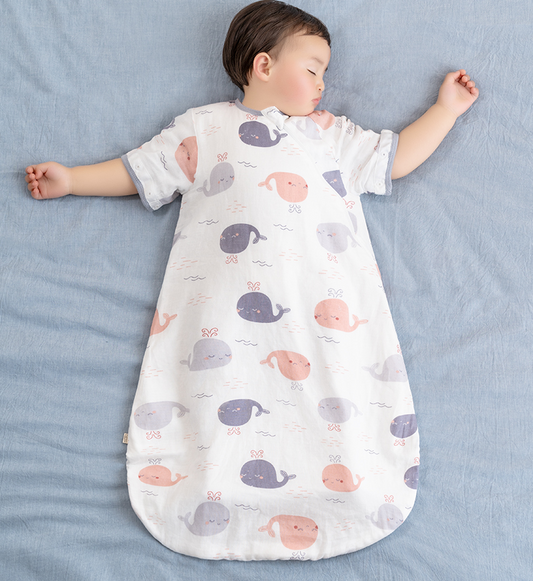 Saco de Dormir Bebé Muselina Transpirable - Primavera, Verano y Otoño