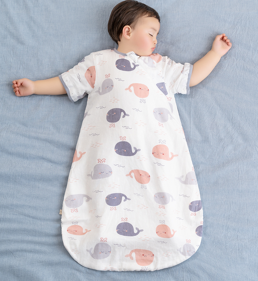 Saco de Dormir Bebé Muselina Transpirable - Primavera, Verano y Otoño