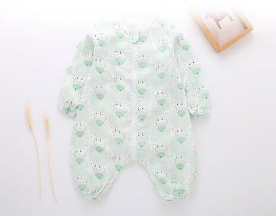 Saco de Dormir Bebé Gasa Transpirable - Pijama Enterizo Verano Recién Nacido
