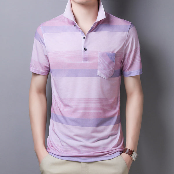 Polo Casual de Manga Corta para Hombre - Diseño Simple y Versátil