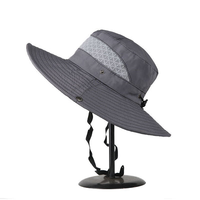 Sombrero Bucket Unisex de Ala Ancha con Protección UV para Pesca y Playa - Image 9