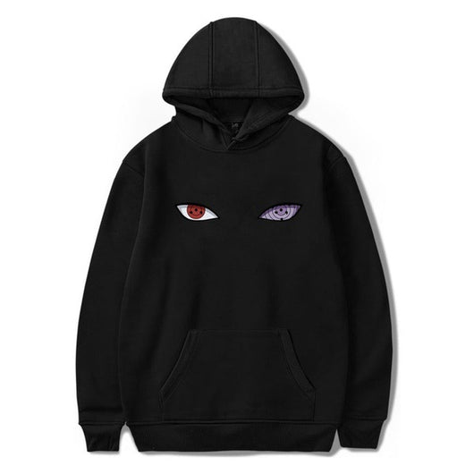 Sudadera con Capucha Estampado Ojos Trend - Unisex Casual Versátil - Image 9
