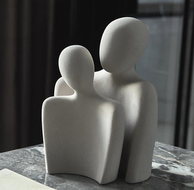 Decoración de Cerámica para Pareja - Arte Moderno para Hogar, Oficina y Dormitorio - Image 13