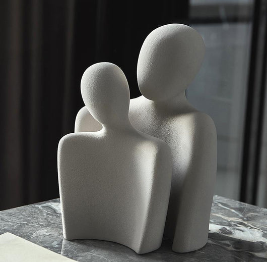 Decoración de Cerámica para Pareja - Arte Moderno para Hogar, Oficina y Dormitorio - Image 13