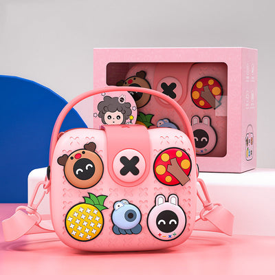 Bolsa Infantil con Diseño de Caricaturas Adorables