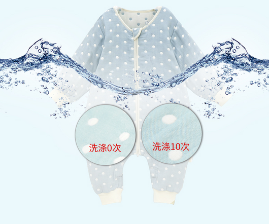 Saco de Dormir Bebé Primavera Verano Otoño - Pijama Desmontable Antipatadas Gasa - Image 10