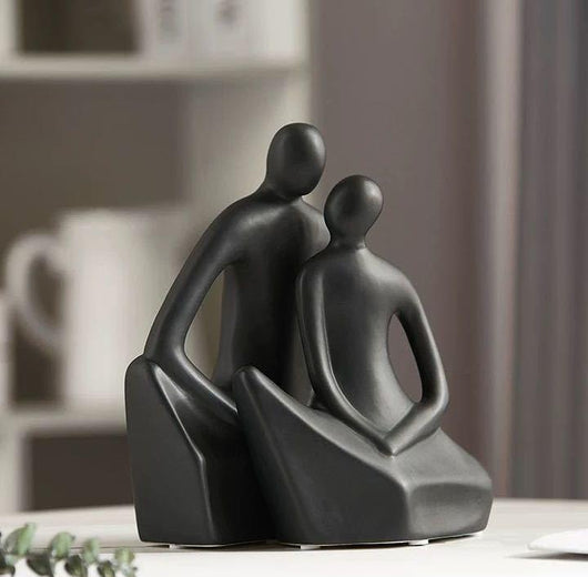 Decoración de Cerámica para Pareja - Arte Moderno para Hogar, Oficina y Dormitorio - Image 4
